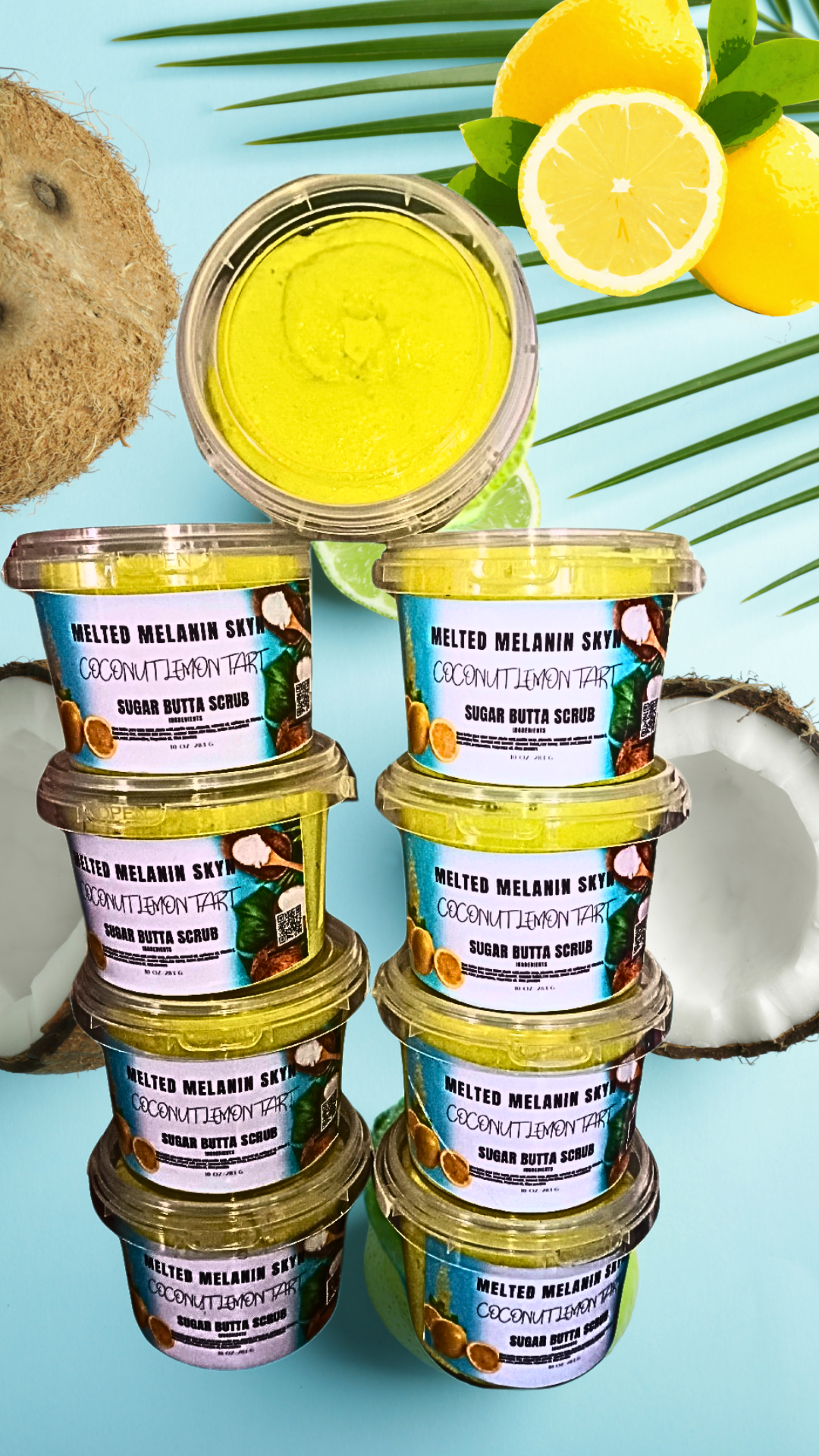 COCONUT LEMON TART SUGAR BUTTA SCRUB