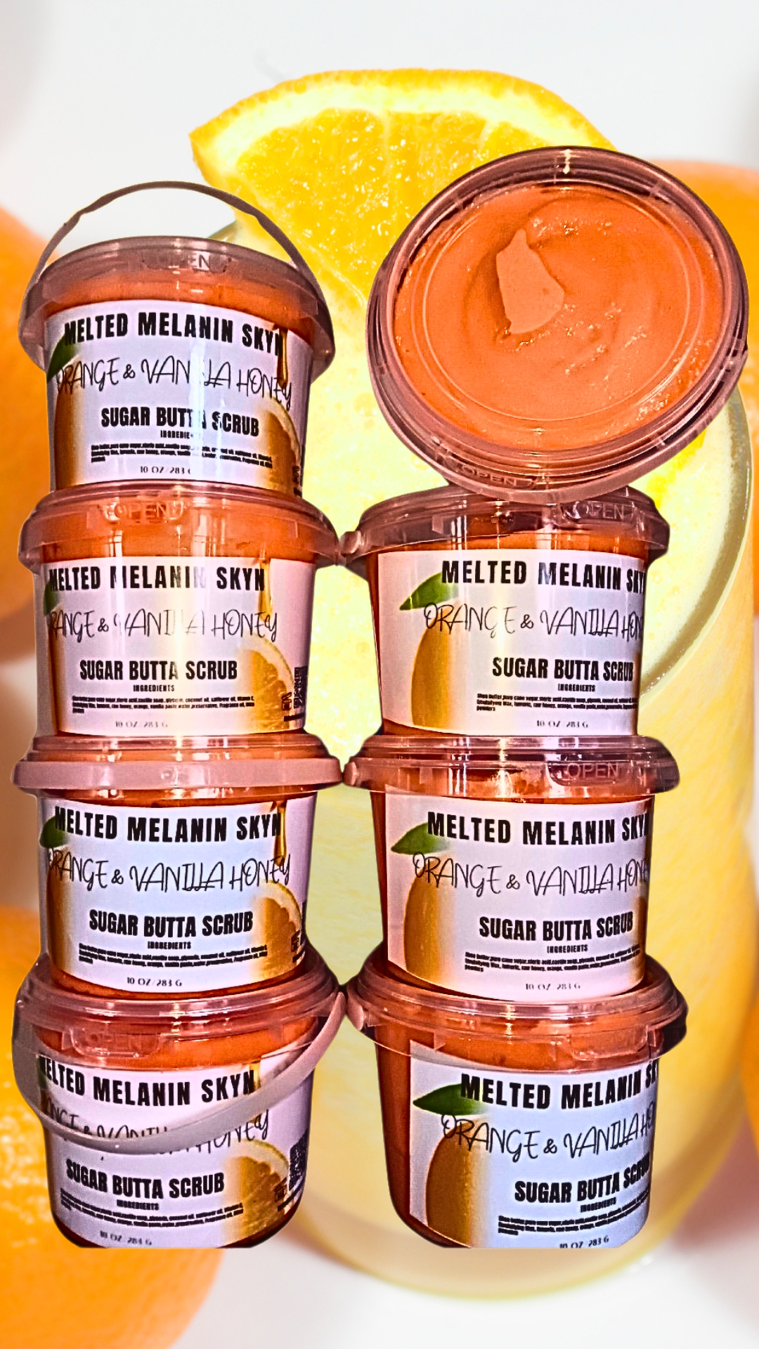 ORANGE VANILLA & HONEY SUGAR BUTTA SCRUB