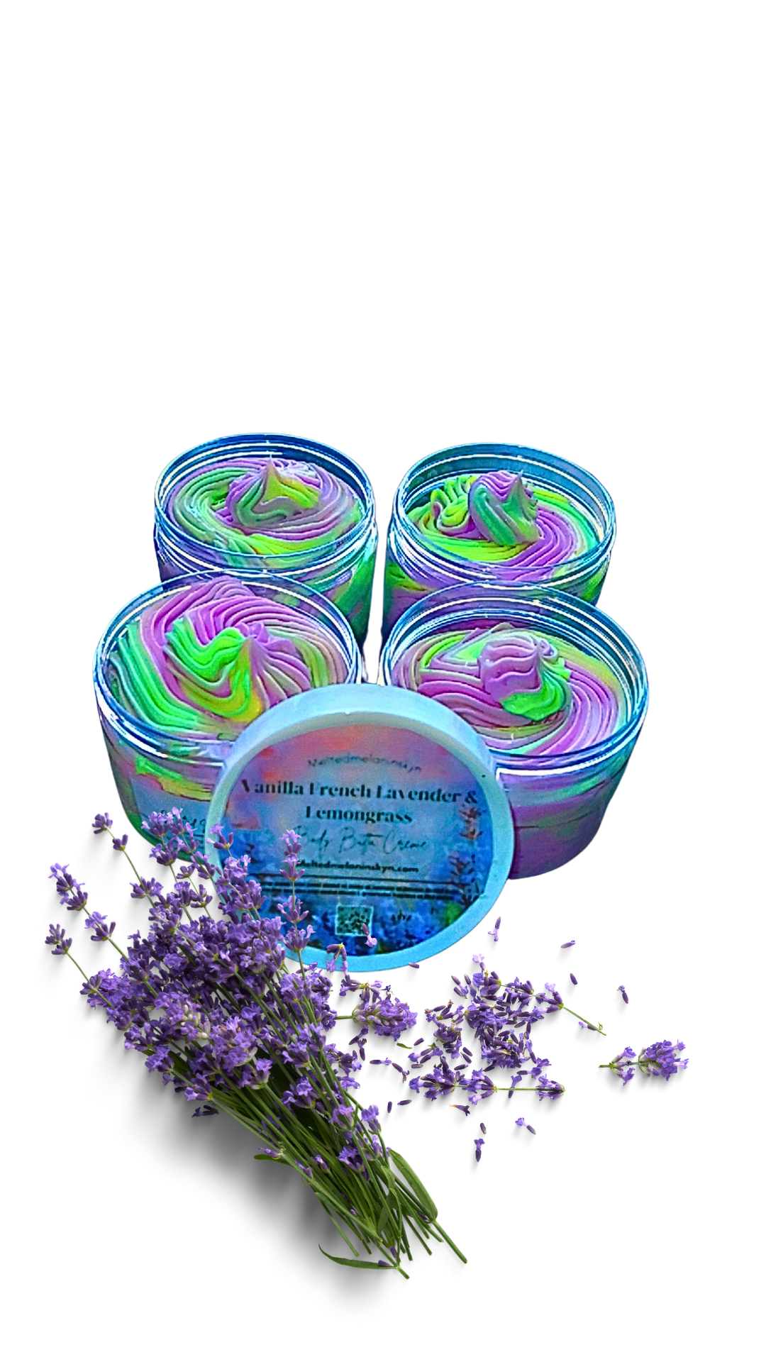 VANILLA FRENCH LAVENDER & LEMONGRASS BODY BUTTA CREME 4OZ